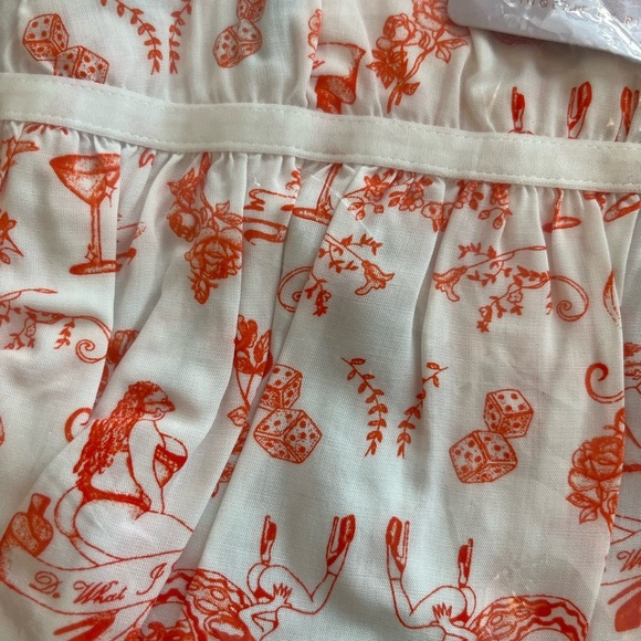 Savage X Fenty Roasted Red Fresh Ink Underpinnings Babydoll Slip - Picture 10 of 15